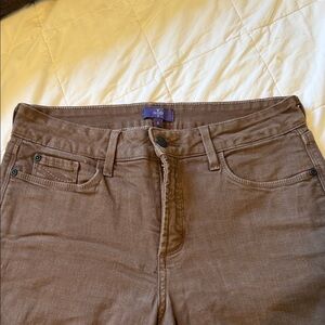 NYDJ Brown Straight Leg Pants